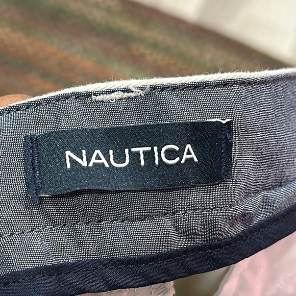 Nautica Men’s Khaki Deck Stretch Pants Classic Fit (38x32) NWT - Picture 3 of 7